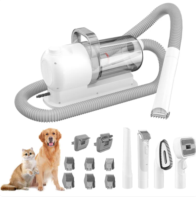 Petvora™ FurVac Pro – No-Mess Pet Grooming System