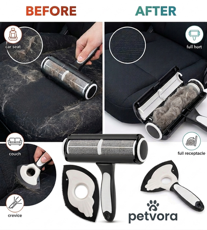 👉 “Stop Pet Hair Everywhere – Reusable Fur Remover Roller (No Refills)”